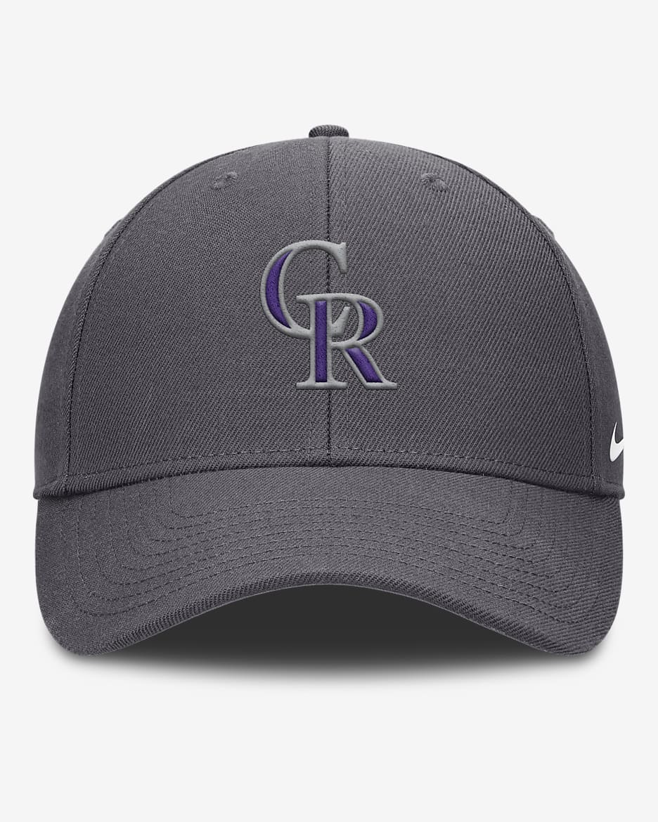 Colorado Rockies Club Men s Nike Dri FIT MLB Adjustable Hat. Nike